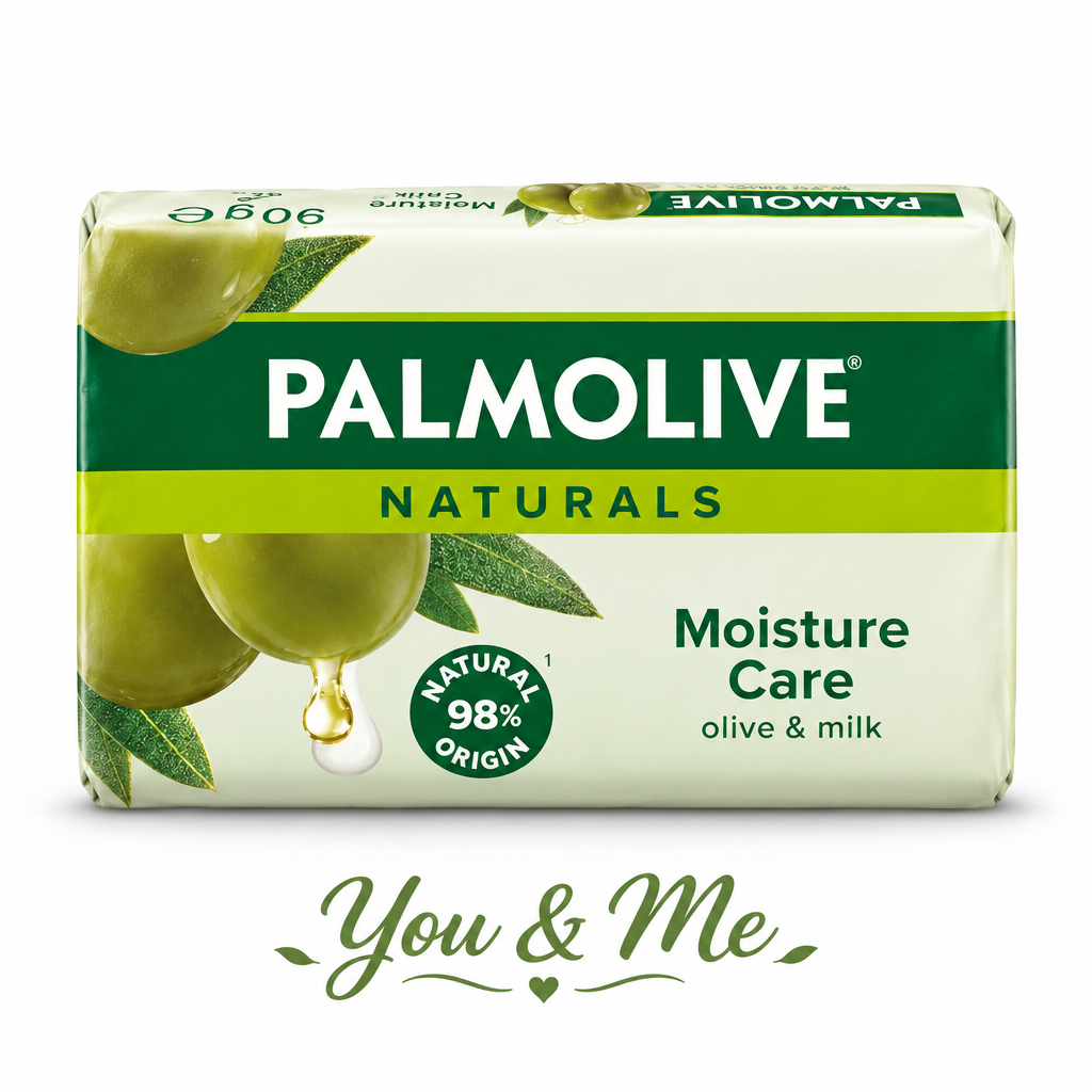 صابون Palmolive Naturals Moisture Care زيتون وحليب 90غ - You & Me
