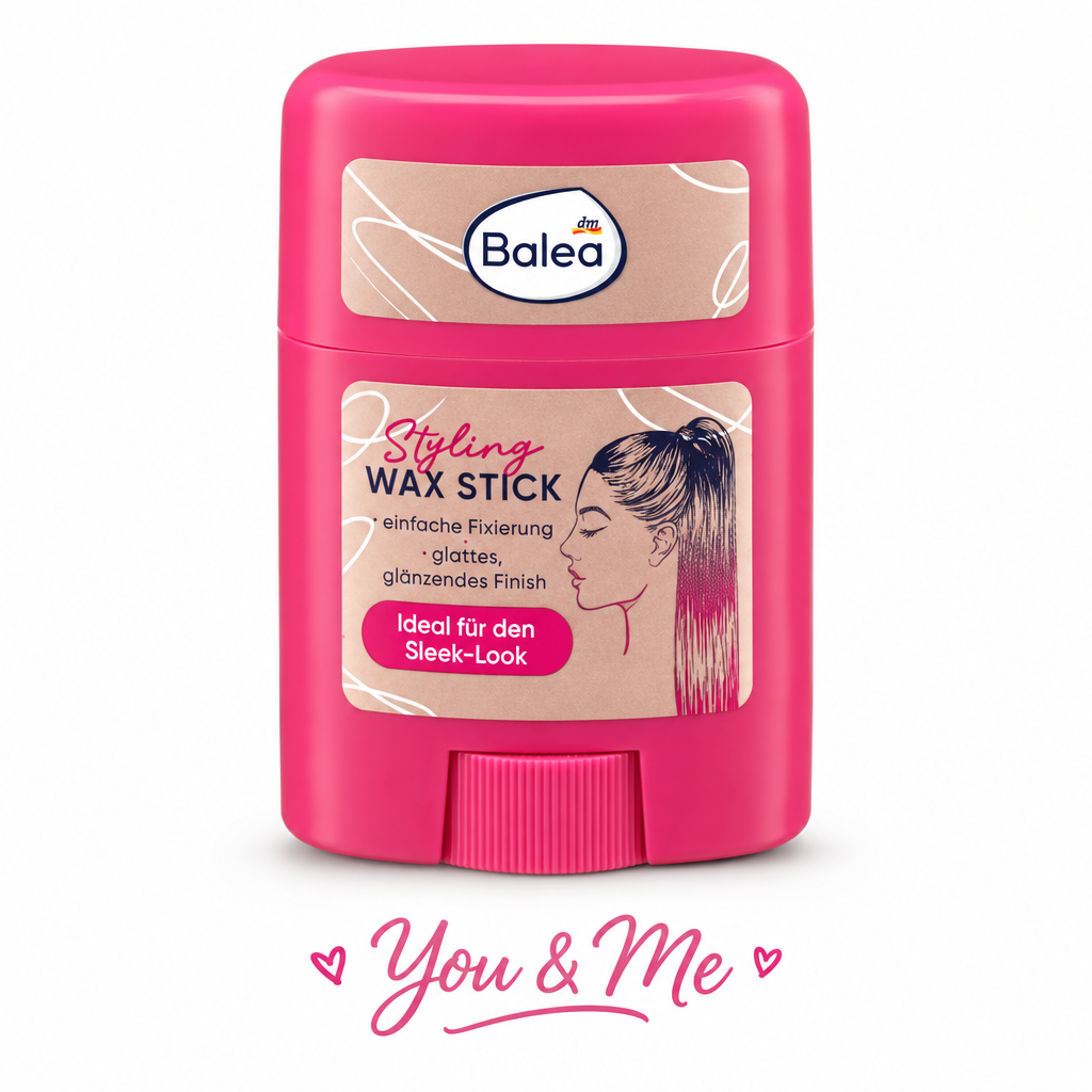 عصا تصفيف الشعر Balea Styling Wax Stick 25غ - You & Me