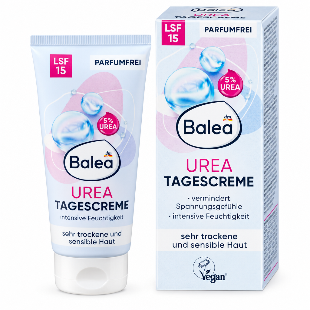 كريم Balea Urea Tagescreme للوجه 5% يوريا SPF 15 50 مل