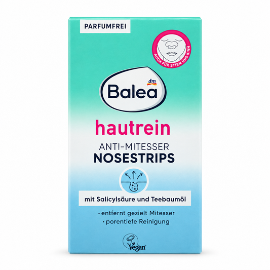 لصقات Balea hautrein Nosestrips مضادة للرؤوس السوداء 3 قطع
