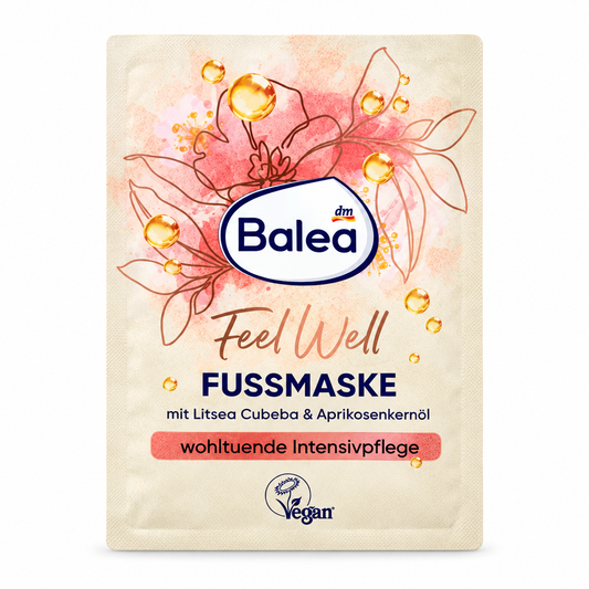 Balea Feel Well قناع القدمين 15مل