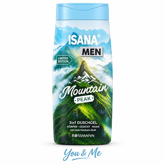 جل استحمام ISANA MEN 3بر1 Mountain Peak 300مل - You & Me