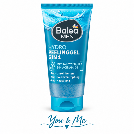جيل تقشير Balea MEN Hydro 3 في 1 100مل - You & Me