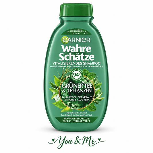 شامبو Garnier Wahre Schätze Grüner Tee 250مل - You & Me