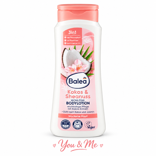 لوشن جسم Balea Kokos & Sheanuss 3in1 400مل - You & Me