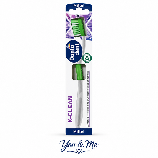 فرشاة أسنان Dontodent X-Clean متوسطة - You & Me