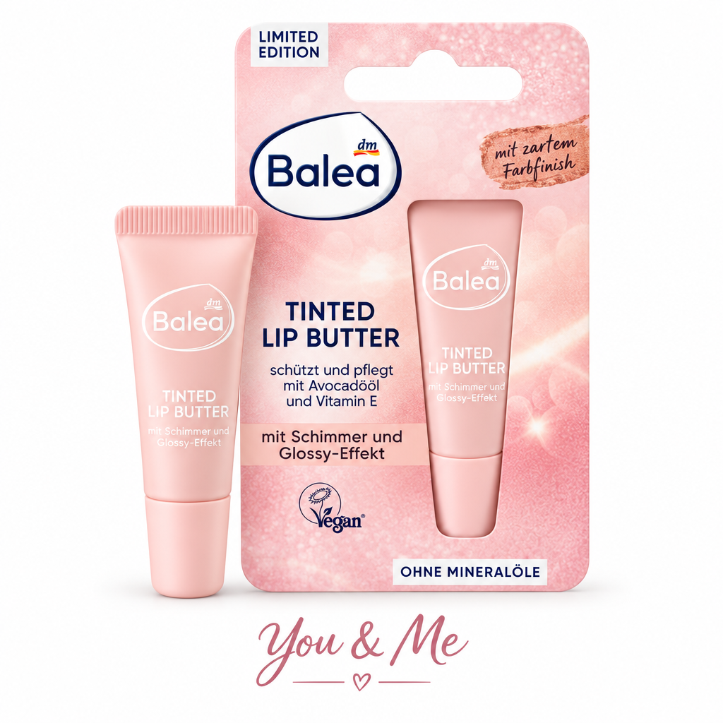 زبدة شفاه ملوّنة Balea Tinted Lip Butter 10مل - You & Me