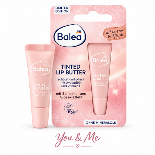 زبدة شفاه ملوّنة Balea Tinted Lip Butter 10مل - You & Me
