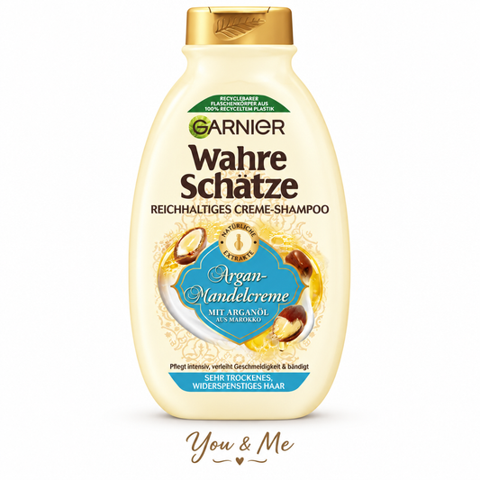 شامبو Garnier Wahre Schätze Argan-Mandelcreme 250مل - You & Me