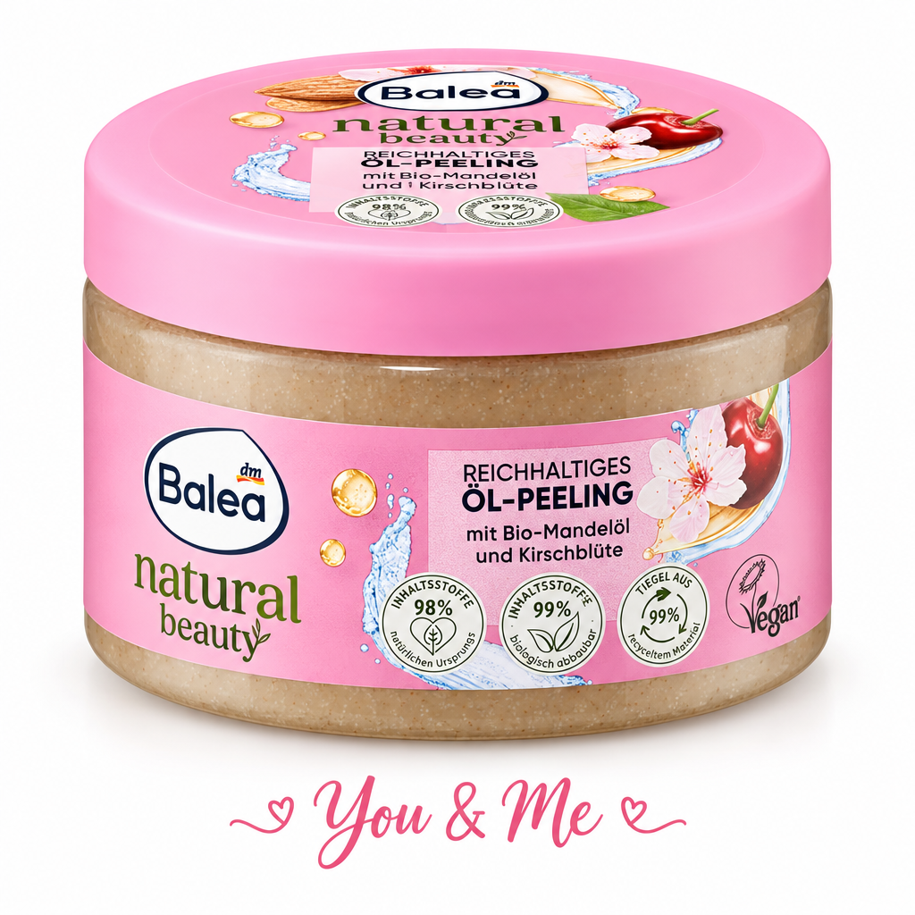سكراب Balea Natural Beauty 300غ - You & Me