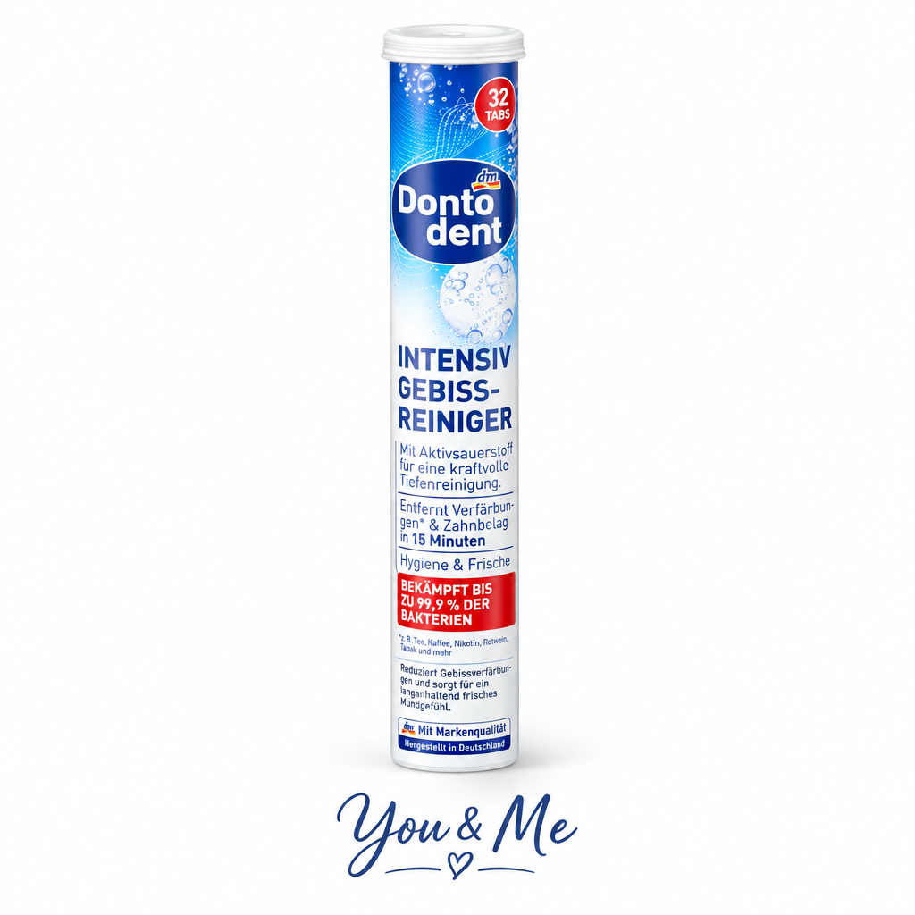 أقراص تنظيف أطقم Dontodent Intensiv 32 قرص - You & Me