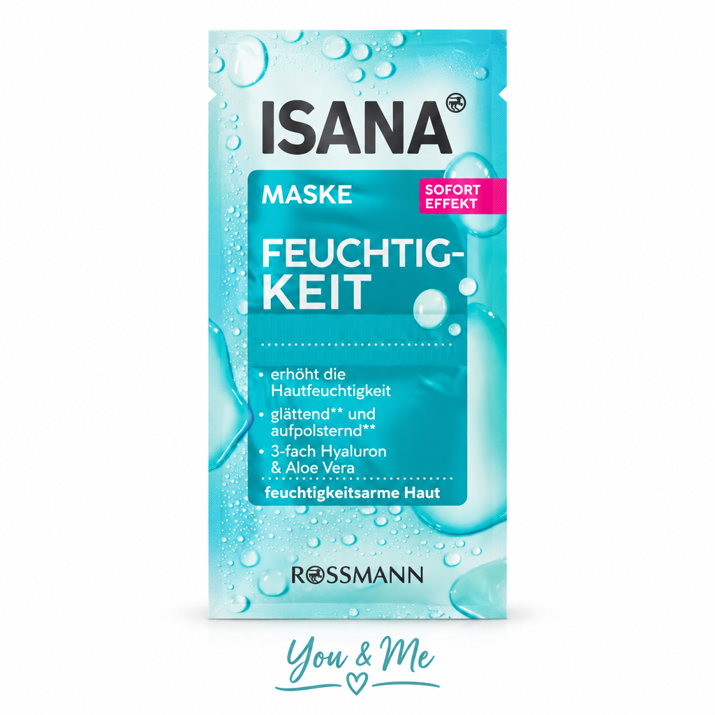 قناع وجه ISANA Pure Moisture 2×8مل - You & Me