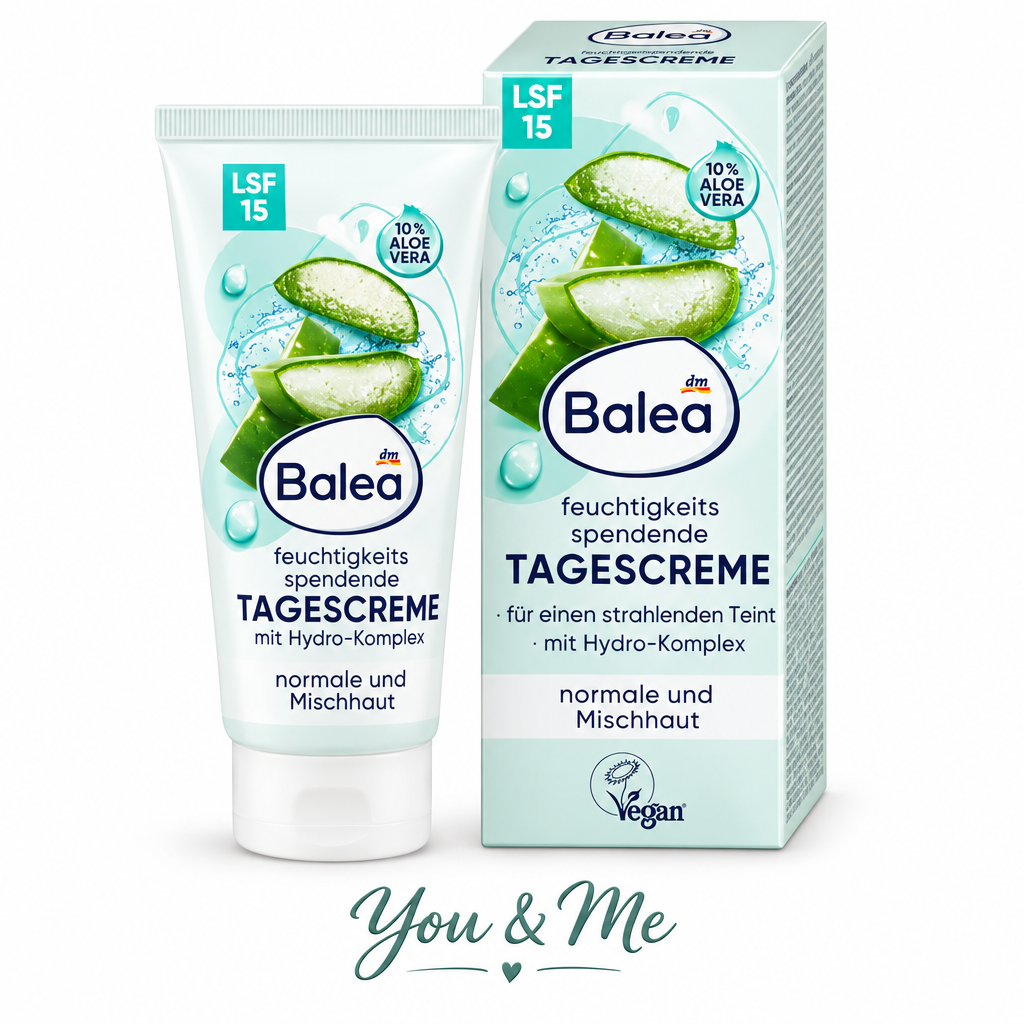 كريم وجه Balea نهاري مرطّب SPF15 50مل - You & Me