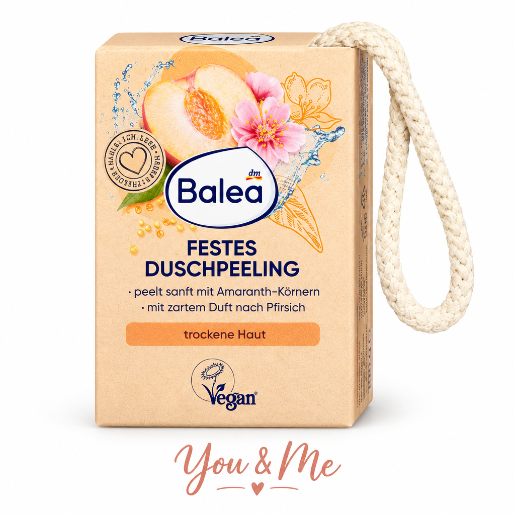 مقشّر جسم صلب Balea برائحة الخوخ 100غ - You & Me