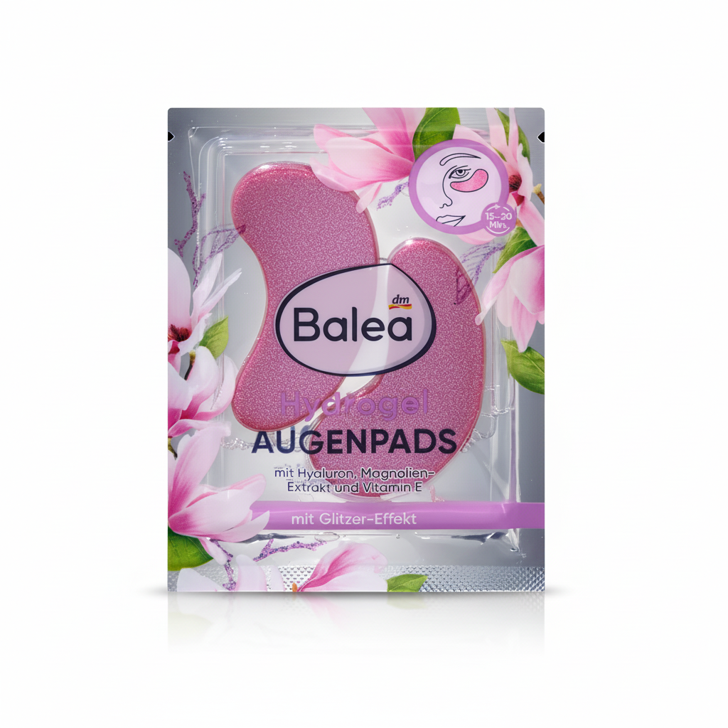 Balea Augenpads Hydrogel Glitzer 2 St