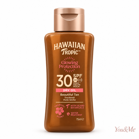 زيت تسمير Hawaiian Tropic Glowing Protection SPF 30 75مل - You & Me