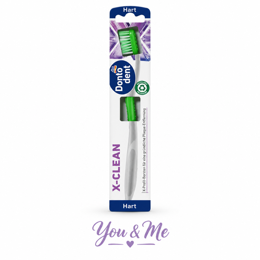 فرشاة أسنان Dontodent X-Clean صلبة - You & Me