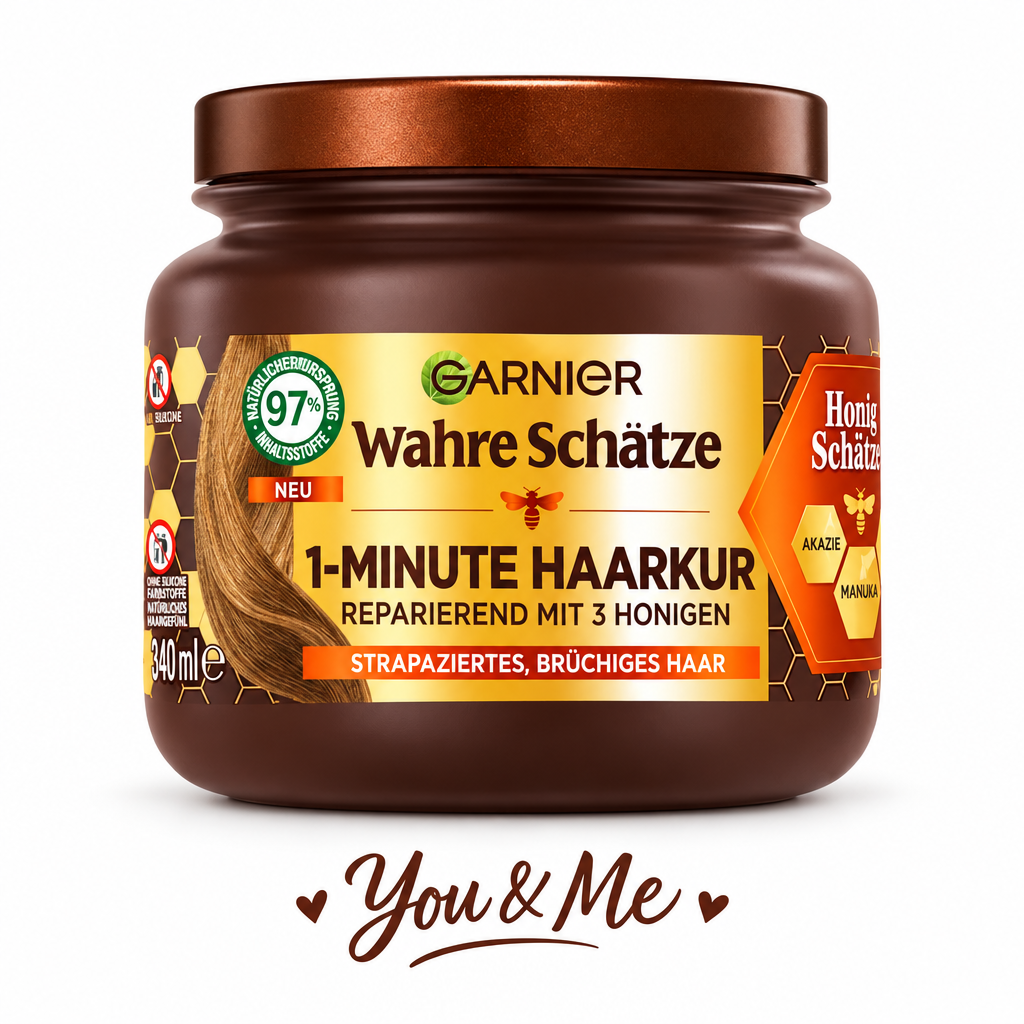 قناع شعر Garnier Wahre Schätze بالعسل 340مل - You & Me
