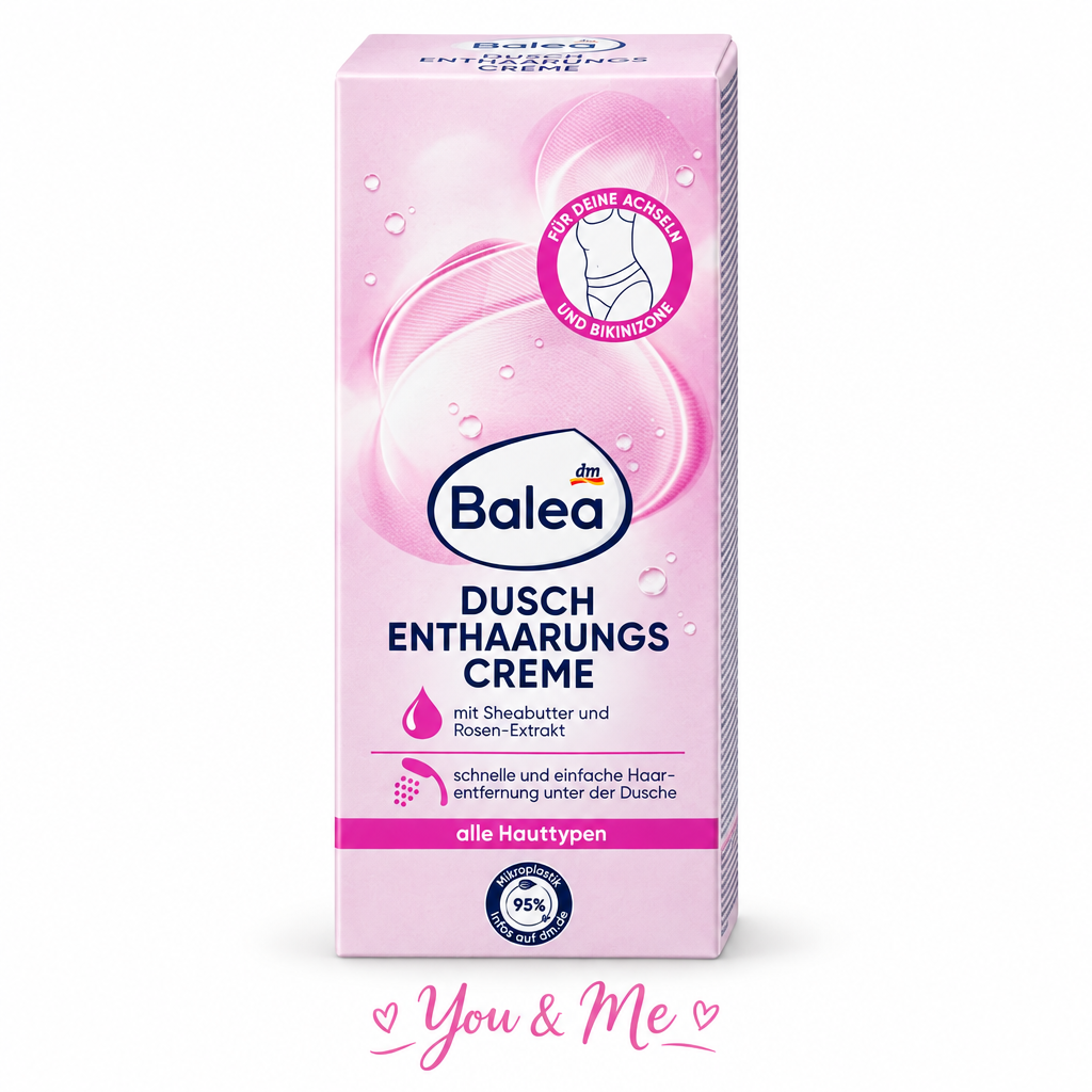 كريم إزالة شعر تحت الدش Balea 150مل - You & Me