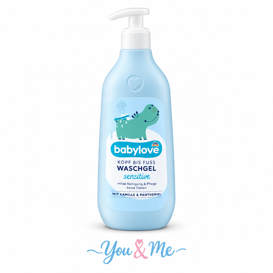 جيل استحمام babylove Sensitive 500مل - You & Me