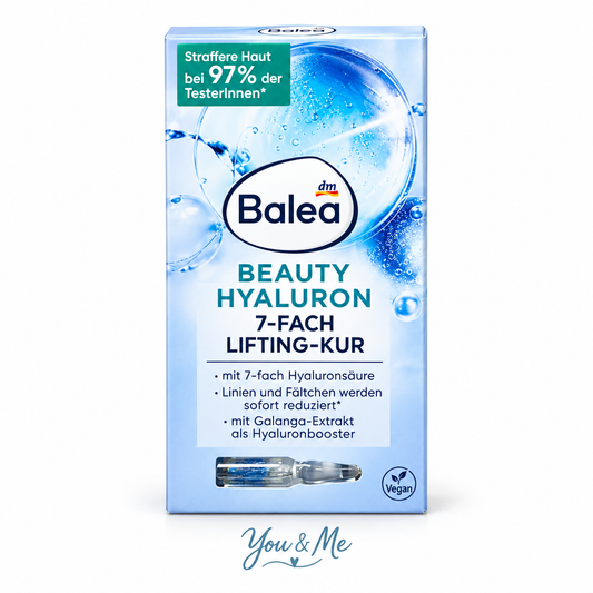 أمبولات Balea Beauty Hyaluron 7-fach Lifting-Kur 7مل - You & Me