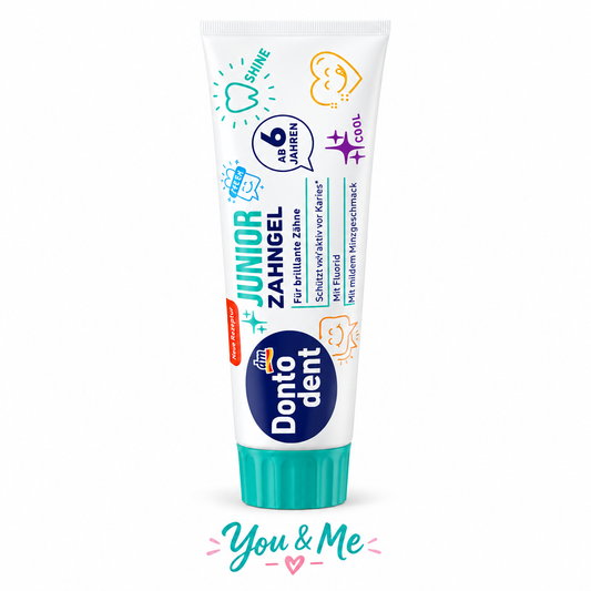 جيل أسنان Dontodent Junior للأطفال 6+ سنوات 100مل - You & Me