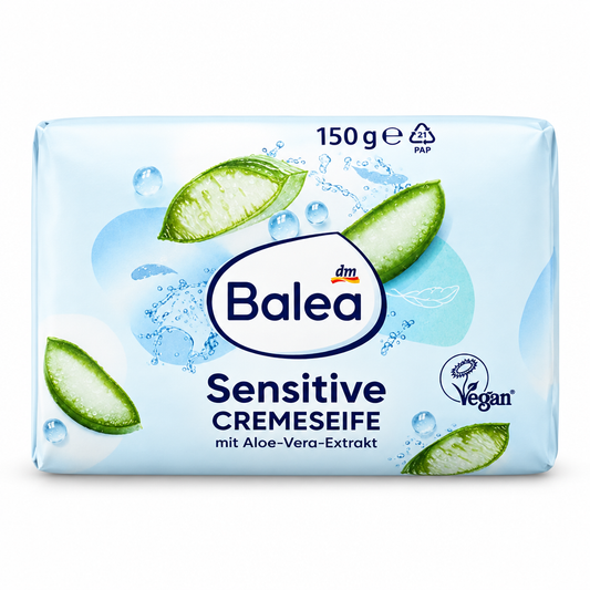 بالياه صابونة كريمية Sensitive بخلاصة الألوفيرا 150 غ