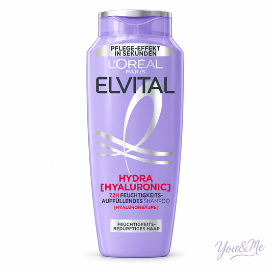 شامبو ترطيب L'Oréal Paris Elvital Hydra Hyaluronic 72H - You & Me