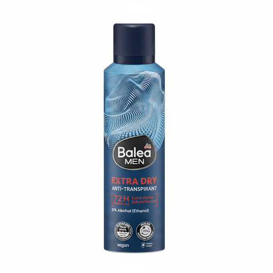 بخاخ مزيل عرق Balea MEN Extra Dry خلفية بيضاء 1:1