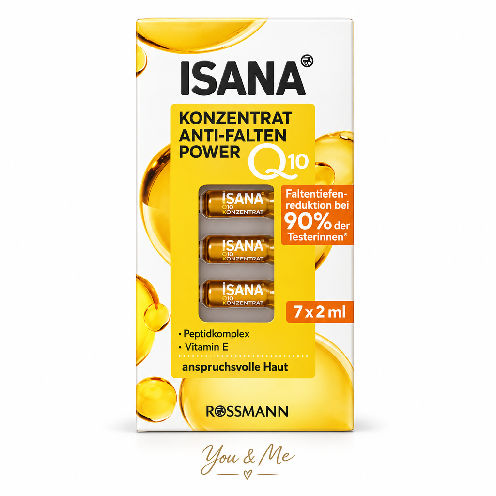 مركّز ISANA Q10 Anti-Falten 7×2مل - You & Me