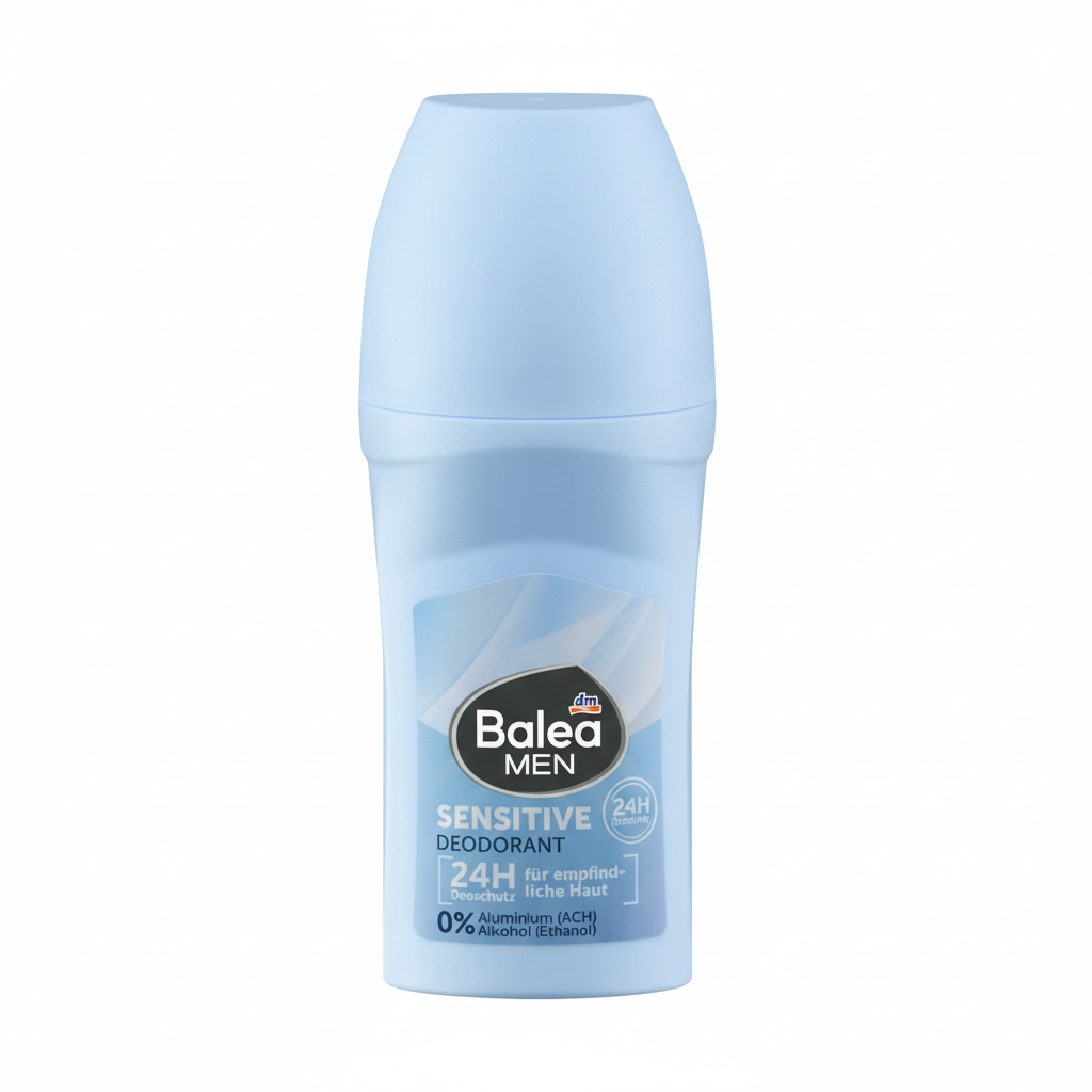 مزيل عرق رول أون Balea MEN Sensitive خلفية بيضاء 1:1