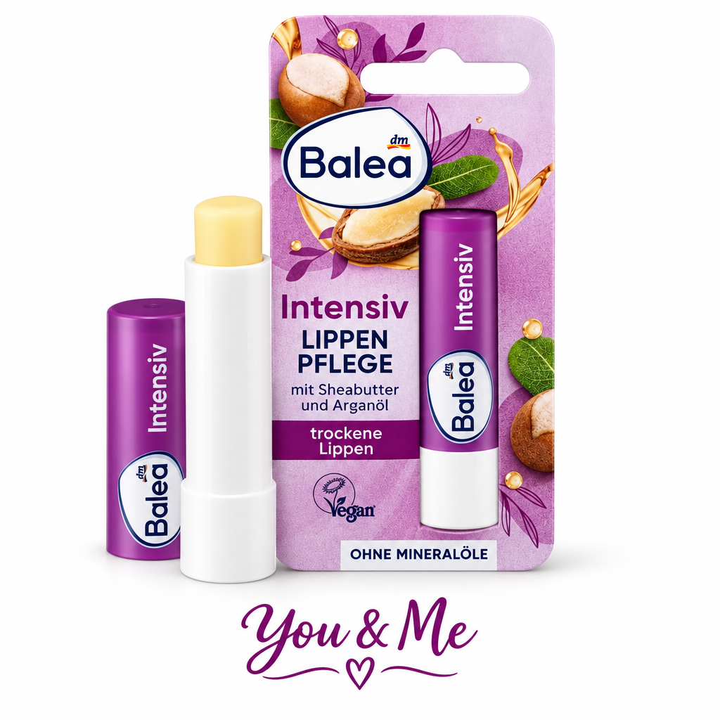 مرطّب شفاه Balea Intensiv مكثّف 4.8غ - You & Me