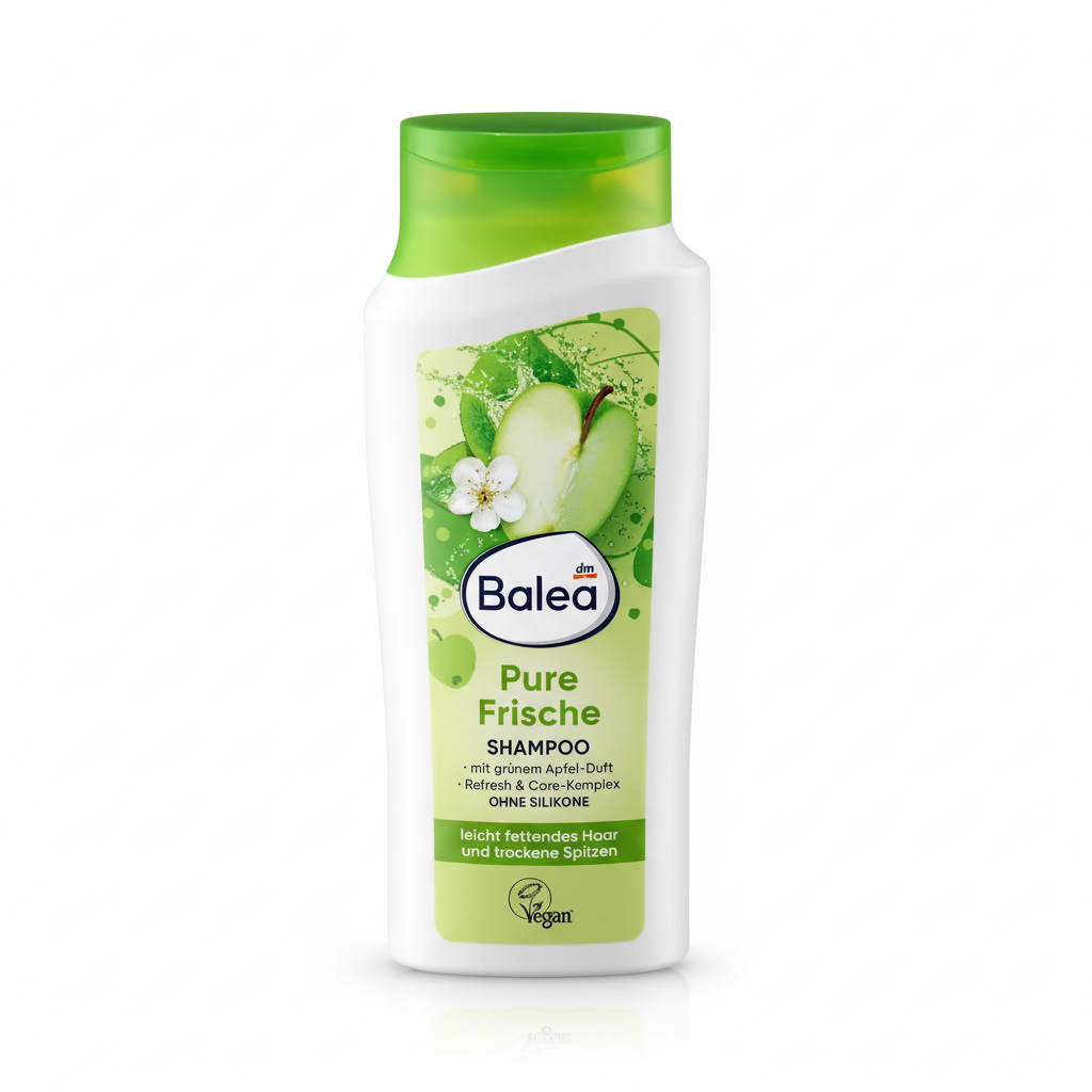 Balea Pure Frische Shampoo 300ml - شامبو التفاح الأخضر
