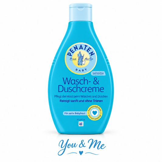 غسول وكريم استحمام Penaten Baby Sensitiv 400مل - You & Me