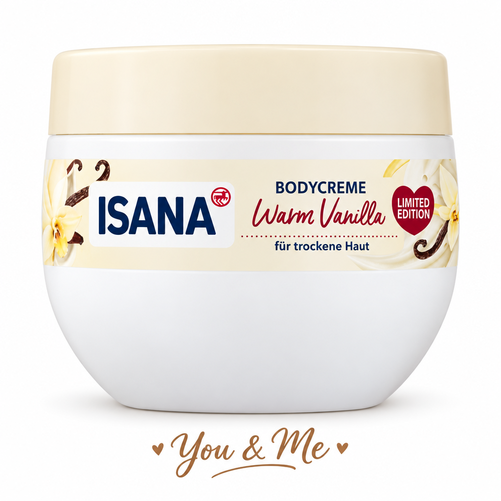 كريم جسم ISANA Warm Vanilla 500مل - You & Me