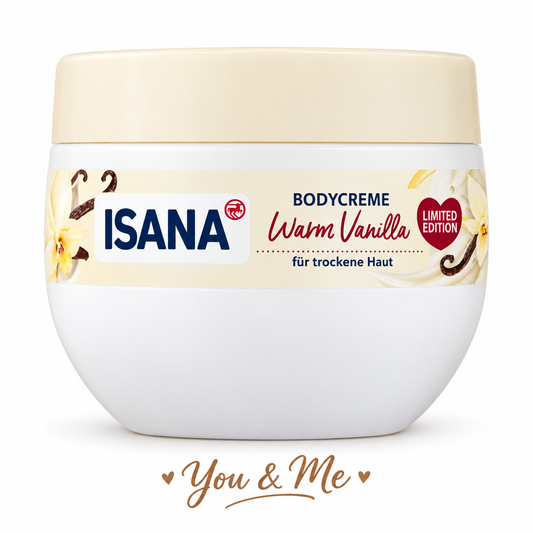 كريم جسم ISANA Warm Vanilla 500مل - You & Me