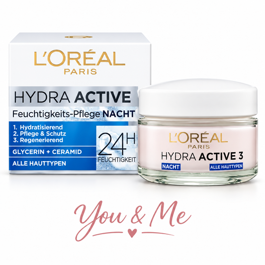 كريم ليلي L'Oréal Paris Hydra Active 3 50مل - You & Me