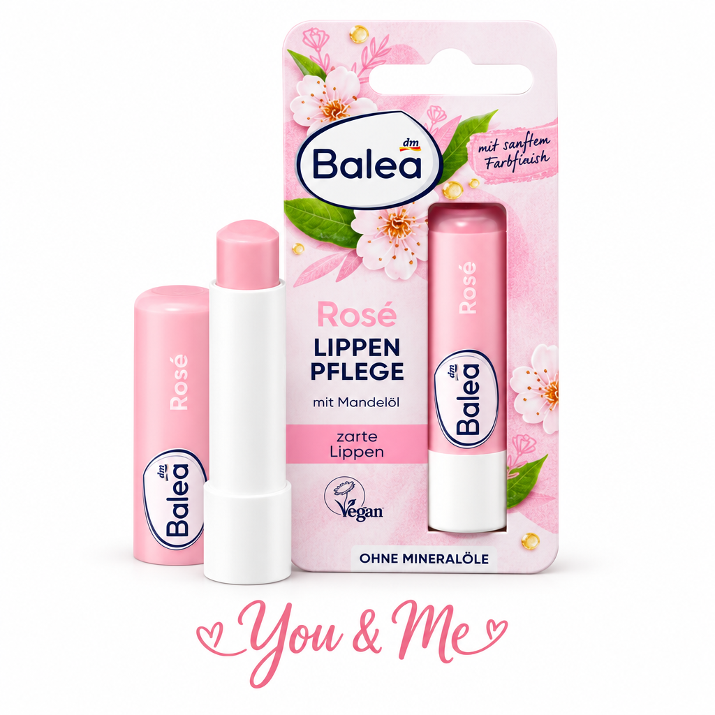 مرطّب شفاه Balea Rosé 4.8غ - You & Me