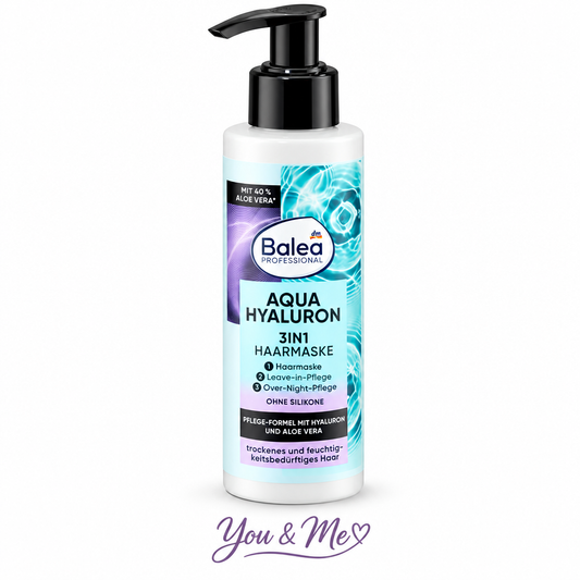 قناع شعر Balea Professional Aqua Hyaluron 3 في 1 150مل - You & Me