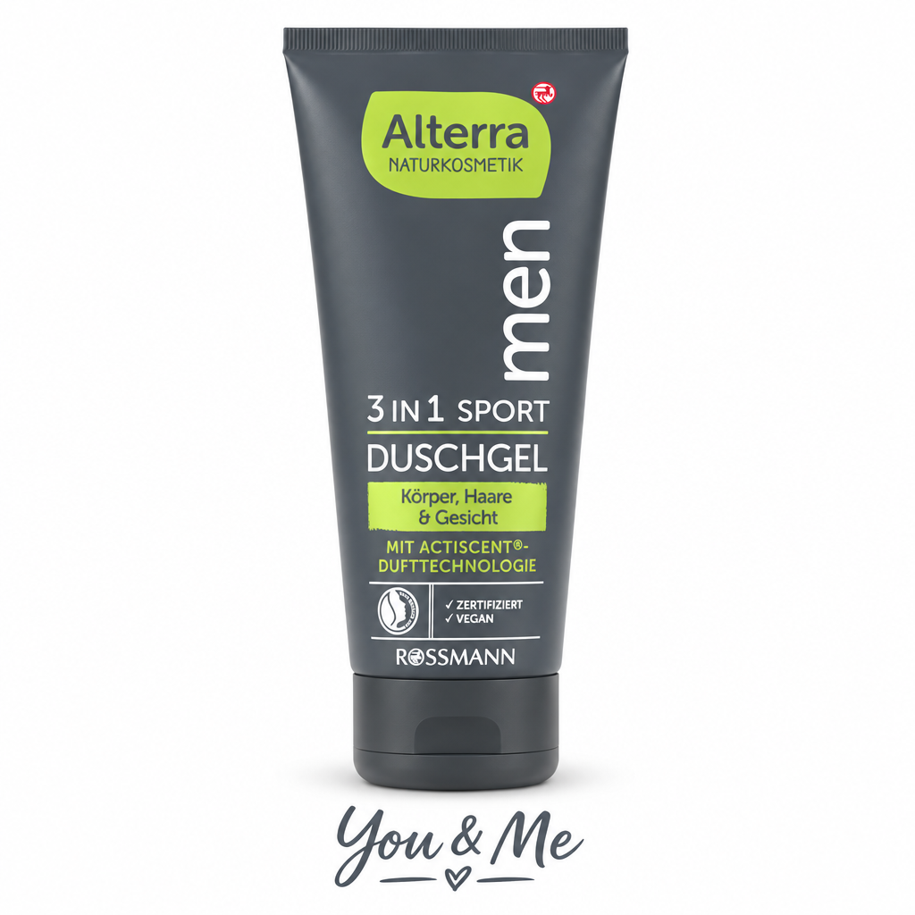 جل استحمام Alterra Men Sport 3 في 1 200مل - You & Me
