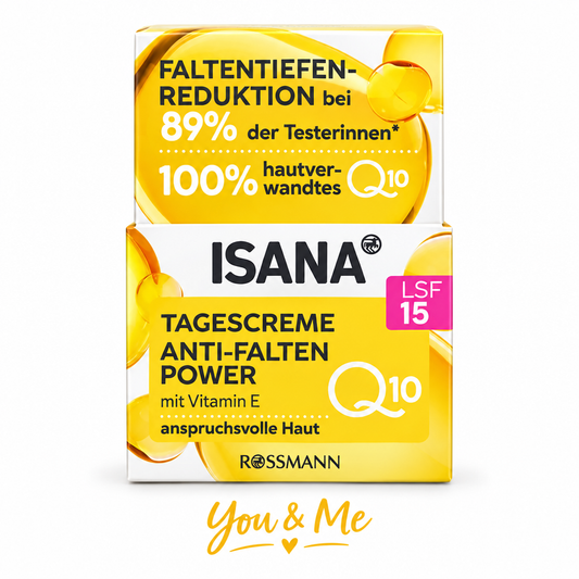 كريم نهاري ISANA Q10 مضاد تجاعيد SPF15 50مل - You & Me
